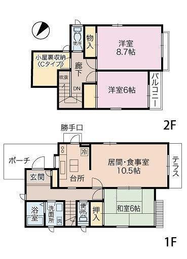  間取り図写真