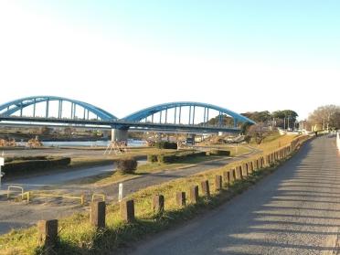 多摩川丸子橋緑地：1017m