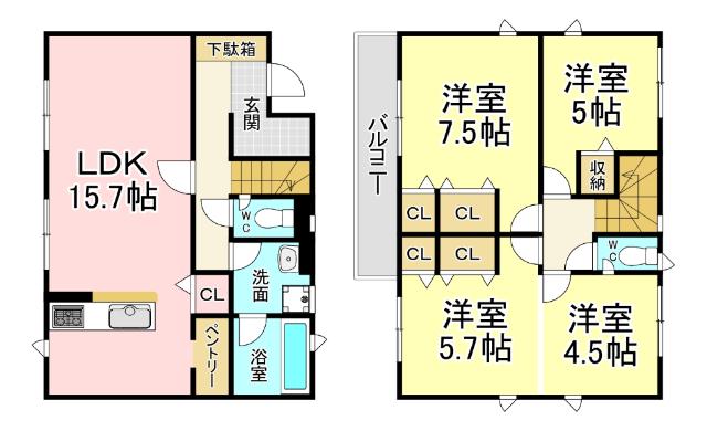  間取り図写真