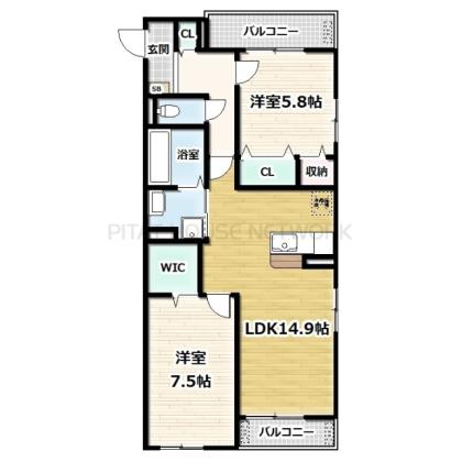  間取り図写真
