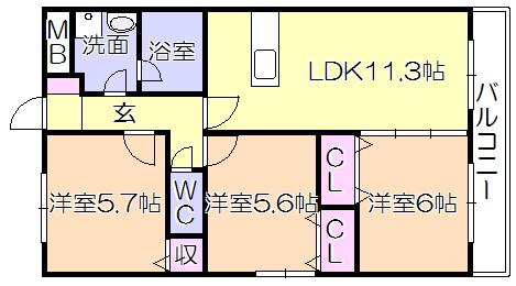間取図(平面図)
