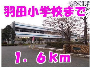 羽田小学校：1600m
