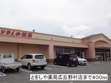 とをしや薬局　広丘野村店：400m