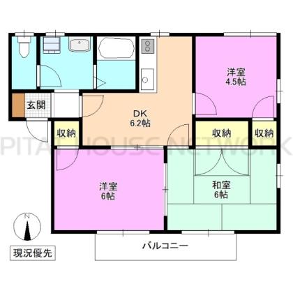  間取り図写真