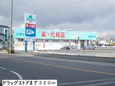 ドラッグスギヤマ西山台店：320m