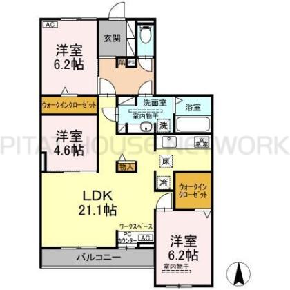  間取り図写真