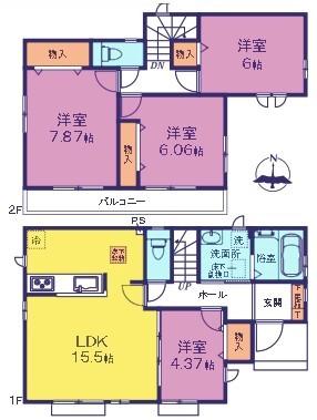間取図　Ｃ号棟