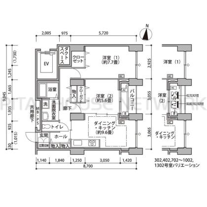  間取り図写真