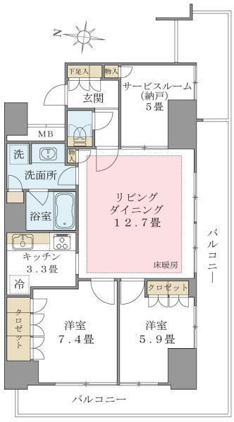 間取図(平面図)