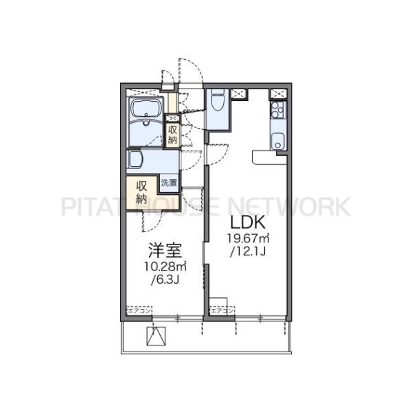 代表的な間取のため実際の間取とは異なる場
