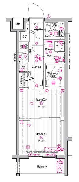 間取図(平面図)