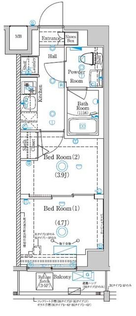 間取図(平面図)