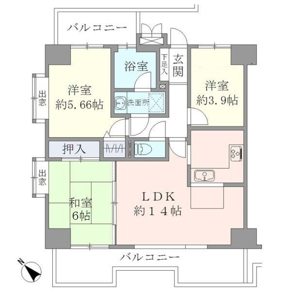 間取図(平面図)