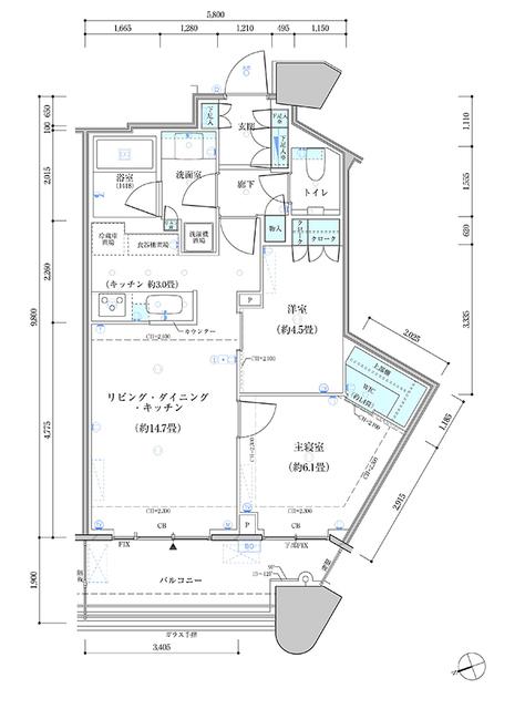  間取り図写真