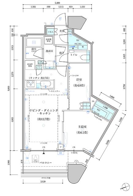  間取り図写真