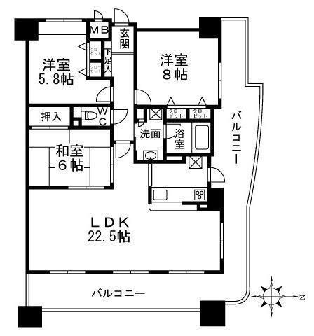 間取図(平面図)