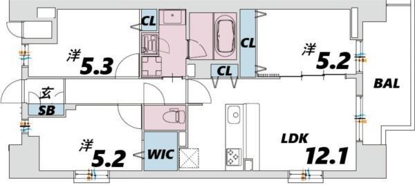 間取図(平面図)