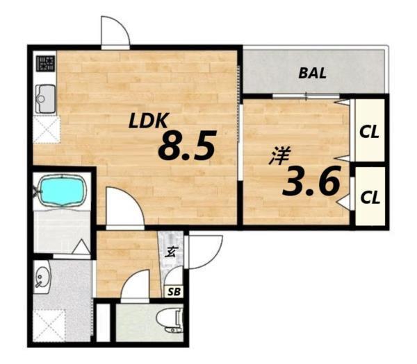 間取図(平面図)