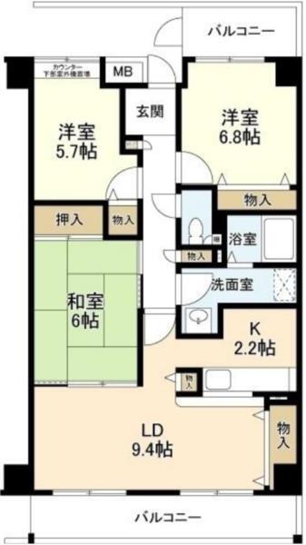 間取図(平面図)