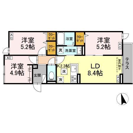  間取り図写真
