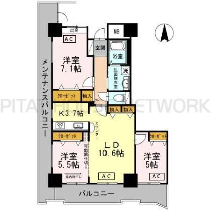  間取り図写真