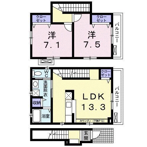  間取り図写真