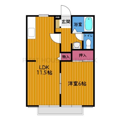 広々１１．５帖のLDK