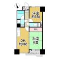 和室・洋室が1部屋ずつの2DK。