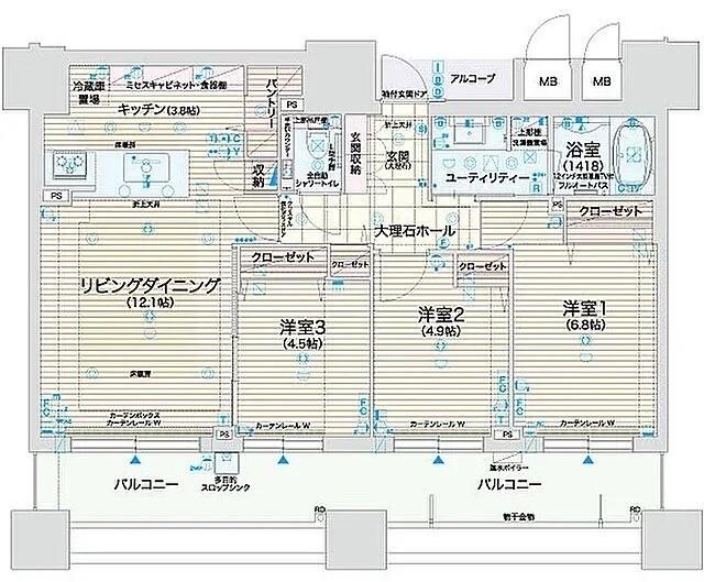  間取り図写真