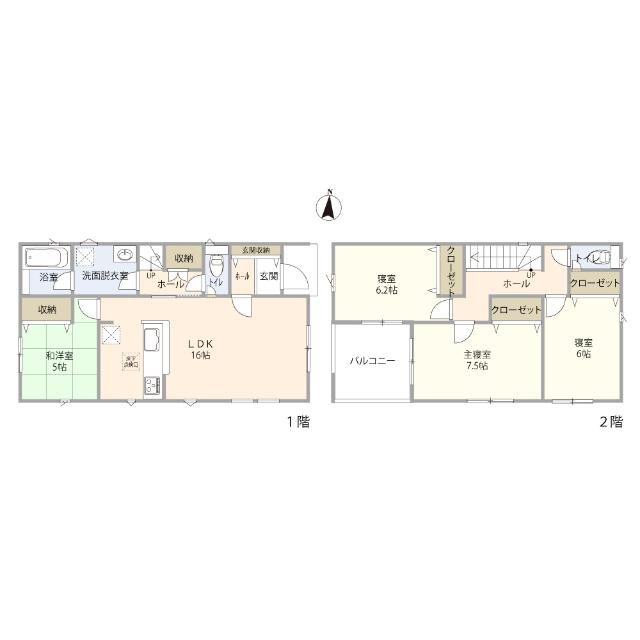 富士宮市貴船町第１　１号棟 間取り図画像