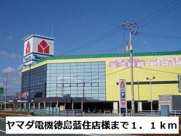 ヤマダ電機徳島藍住店様：1100m