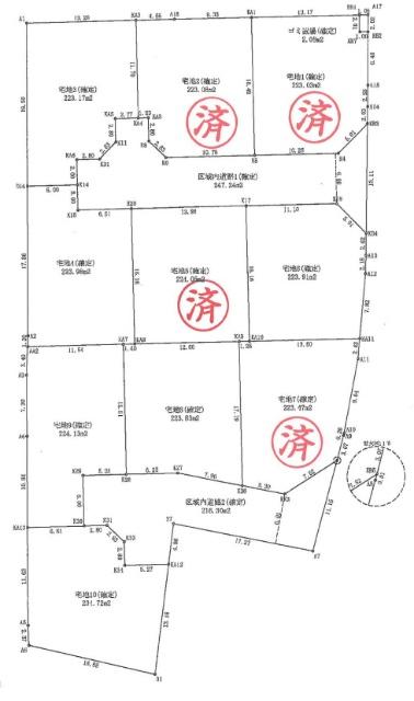 区画図