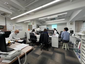 社内のミーティング風景