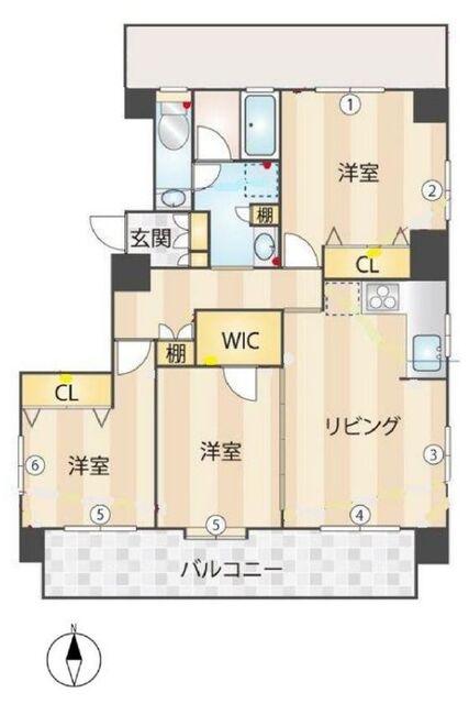  間取り図写真