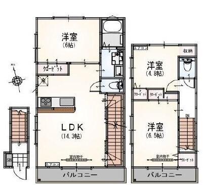  間取り図写真