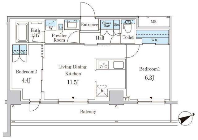  間取り図写真