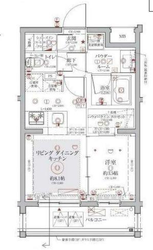  間取り図写真