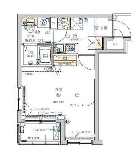  間取り図写真