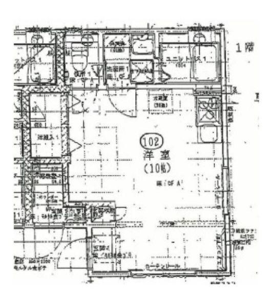  間取り図写真