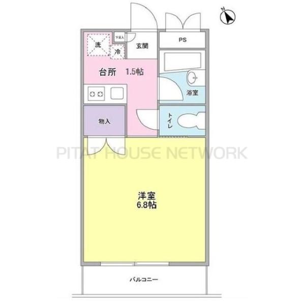 フローラ本駒込の間取り