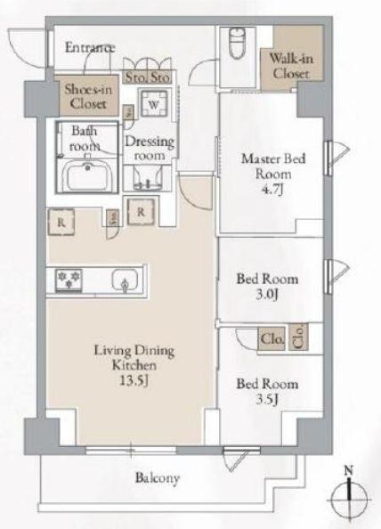 クロスレジデンス高田馬場　215号室