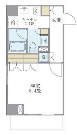 Brillia ist白金高輪の間取り