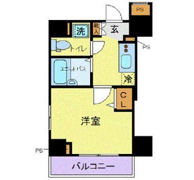 スカイコート田端第3の間取り