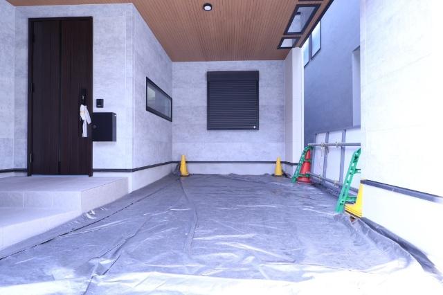 雨の日でも濡れずに乗車可能なビルトイン☆