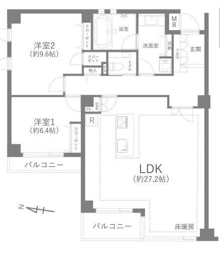 13,500万円 2LDK 建物面積100.99㎡