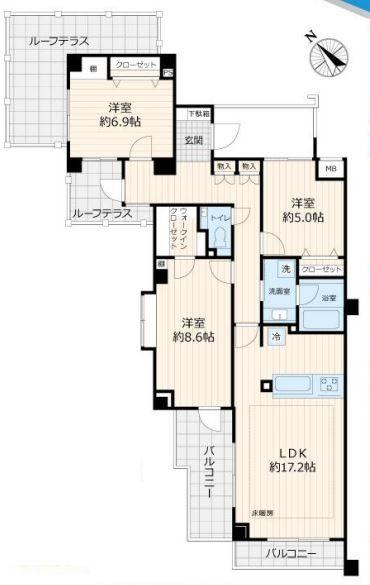 24800万円 3LDk 91.80㎡