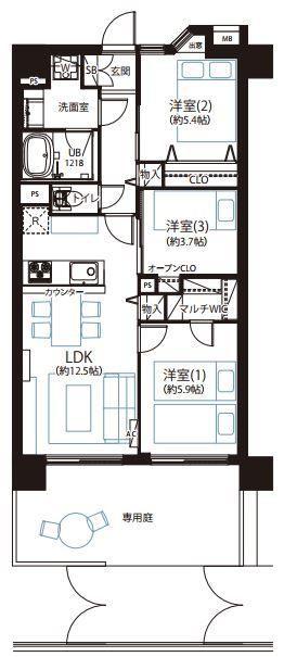 8499万円　3LDK　63.11㎡