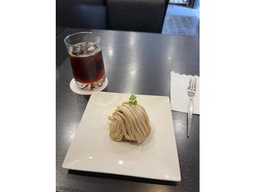 アイスコーヒー、モンブラン アイスコーヒー、モンブラン