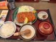 永田が食べたとんかつ定食！