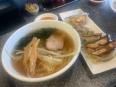 半分ラーメン